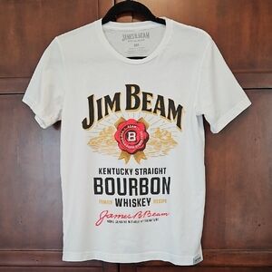 Jim Beam Logo Tee Size Small, Cotton Blend